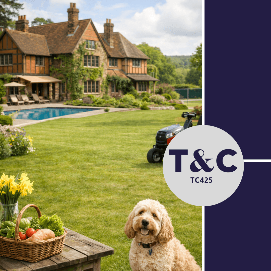 Live-In Domestic Couple – Separate Cottage with garden – £70,000–£75,000 Negotiable